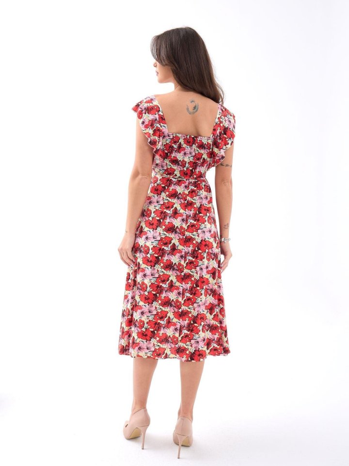 5370 ELBİSE-KIRMIZI