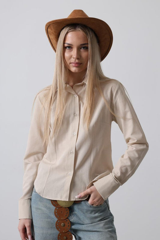 Basic Gömlek - Taş