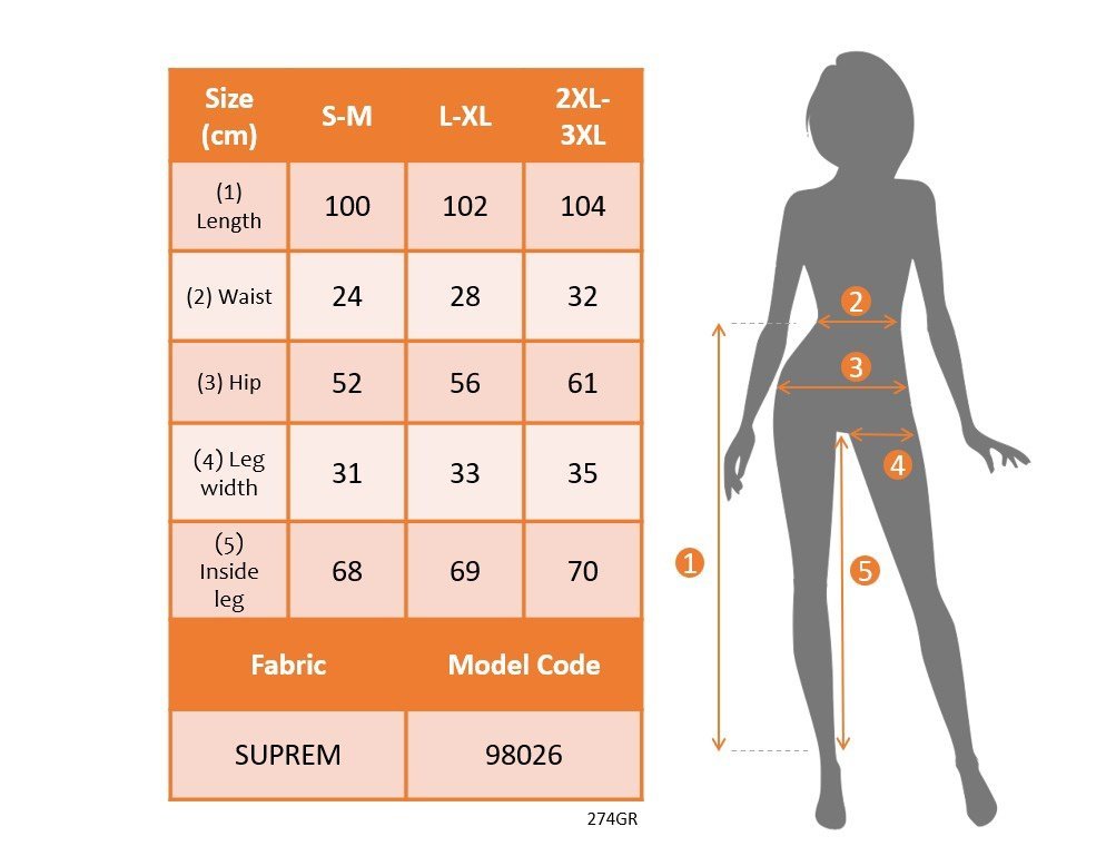 Kadın Yüksek Bel Desenli Lastikli Süprem Pantolon