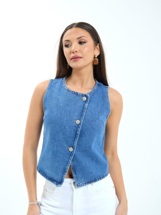 7401 KOT YELEK-MAVİ