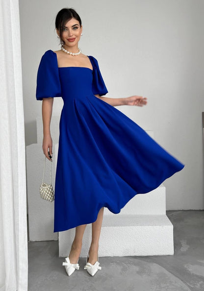 Benjamin Çan Etekli Midi Boy Elbise