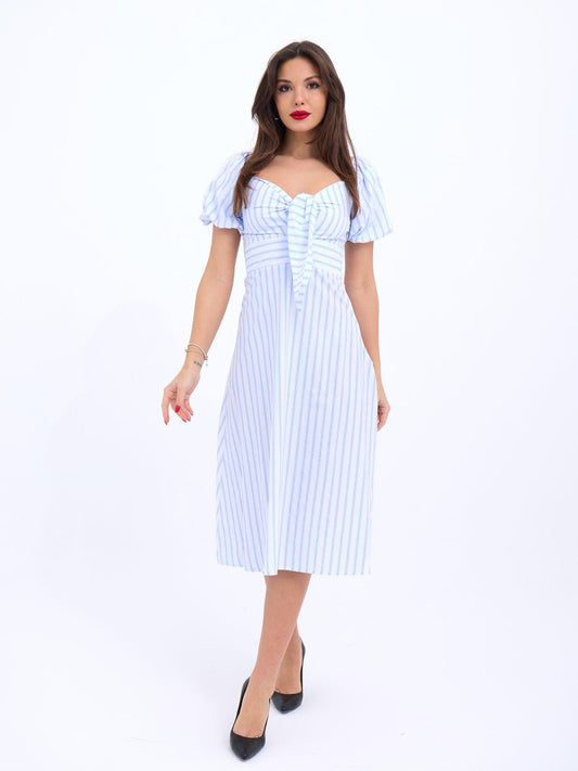 5948 ELBİSE-LOS ANGELES ÇİZGİLİ