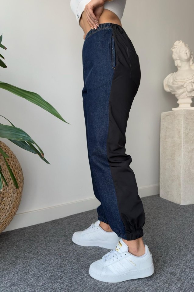 6627 KOT PANTOLON-MAVİ