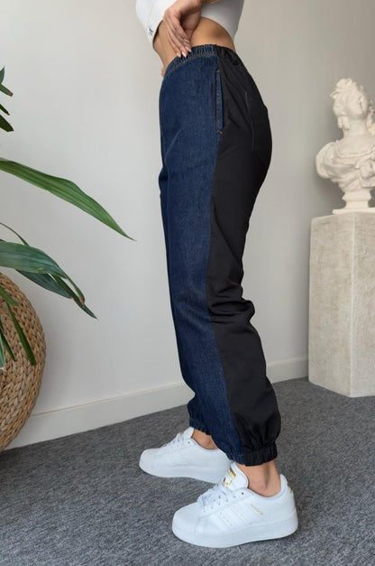 6627 KOT PANTOLON-MAVİ