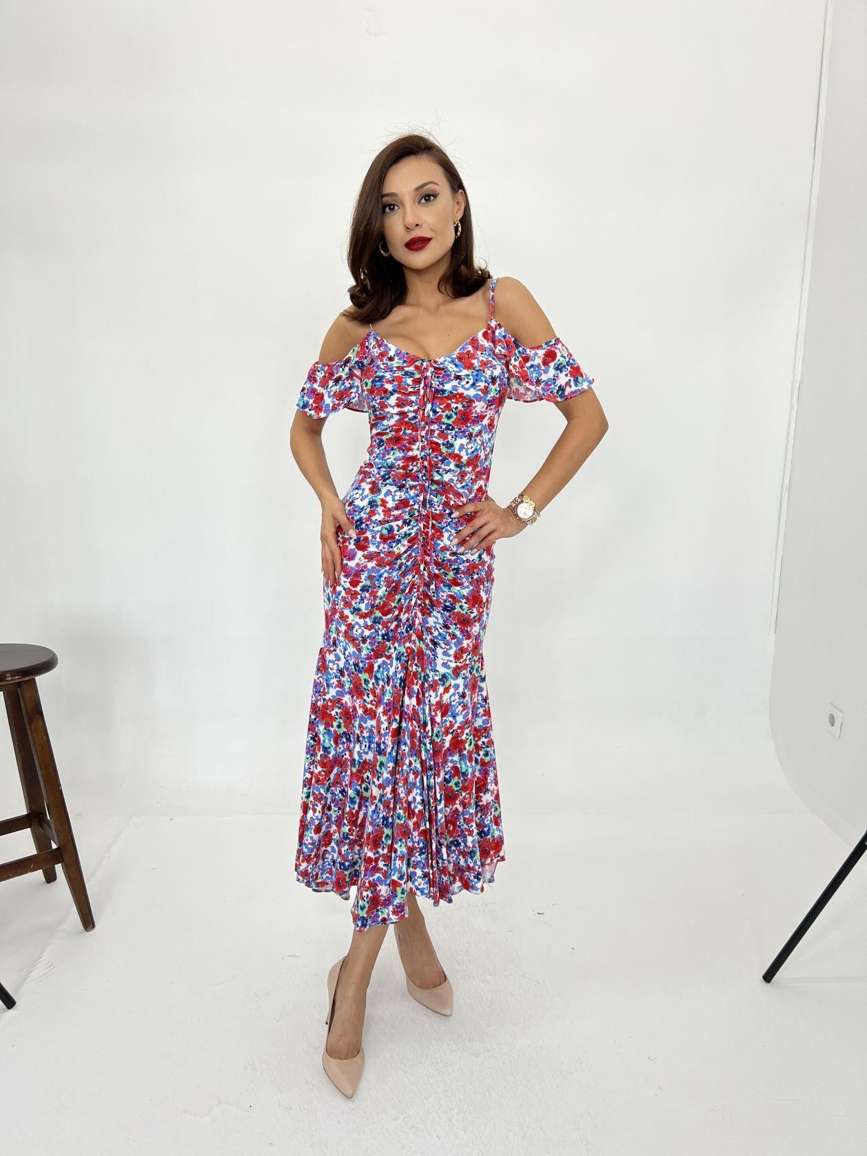 6410 ELBİSE-KIRMIZI