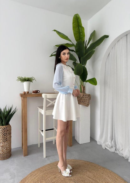 Asıo Bebe Yaka Elbise