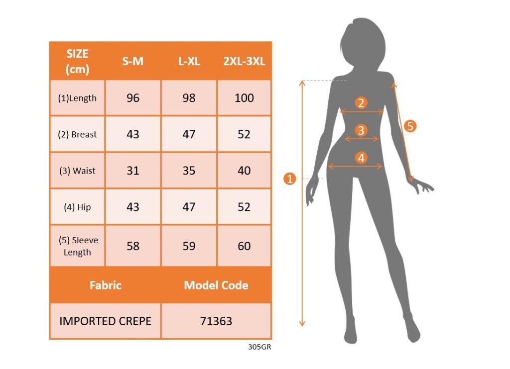 Kadın Uzun Kollu V Yakalı Yandan Yırtmaçlı Midi Ithal Krep Elbise