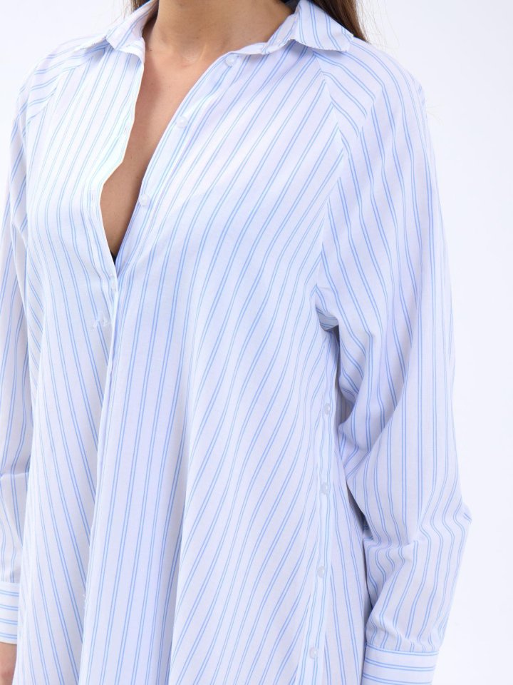 5857 ELBİSE-ATLANTA ÇİZGİLİ