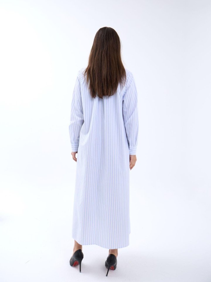 5857 ELBİSE-ATLANTA ÇİZGİLİ