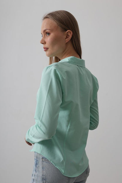 Basic Gömlek - Mint