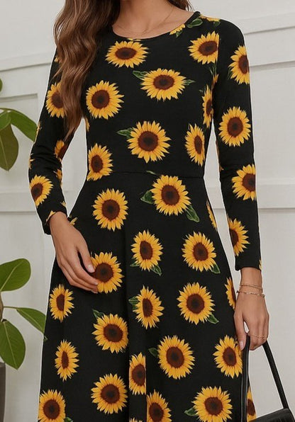 Kadın Fakir Kol Bisiklet Yaka Midi Mikro Elbise