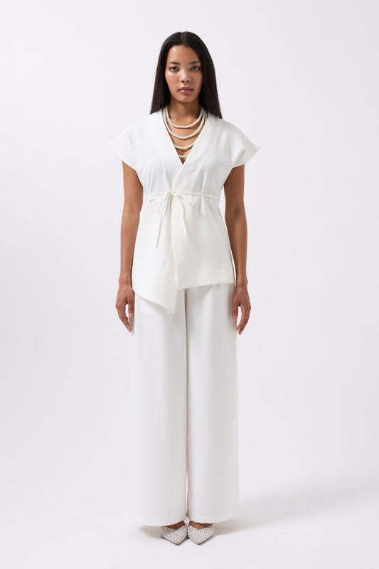 Bağcık Detay Yelek