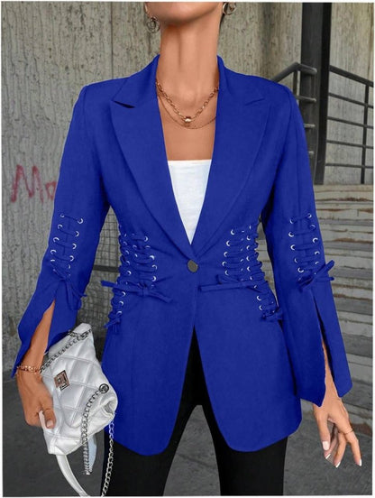 Bağcık Detaylı Tasarım Ceket