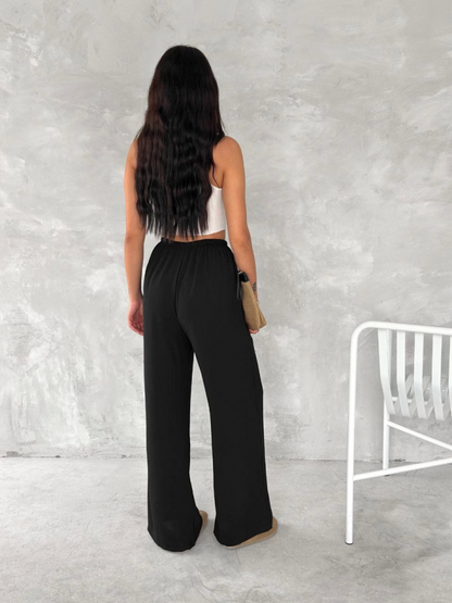 Ayrobin Oversize Pantalon - Siyah