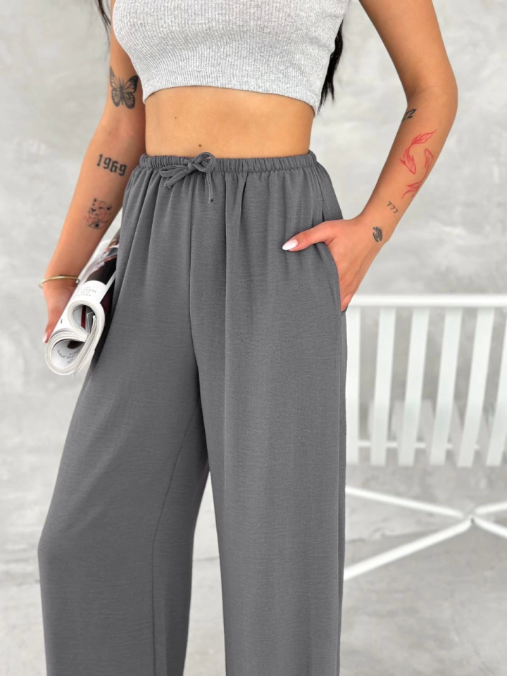 Ayrobin Oversize Pantalon - Füme