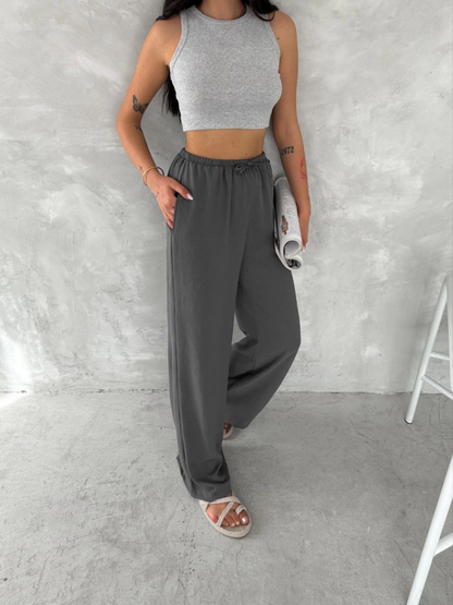 Ayrobin Oversize Pantalon - Füme