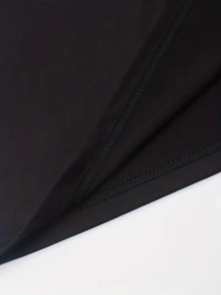 ANIMAL Desen Baskı Erkek Oversive Tişört, Grafik Tişört Erkek Yazlık Outdoor Kıyafetleri, Sporda Ve Günlük Giyime Uygun  - Siyah