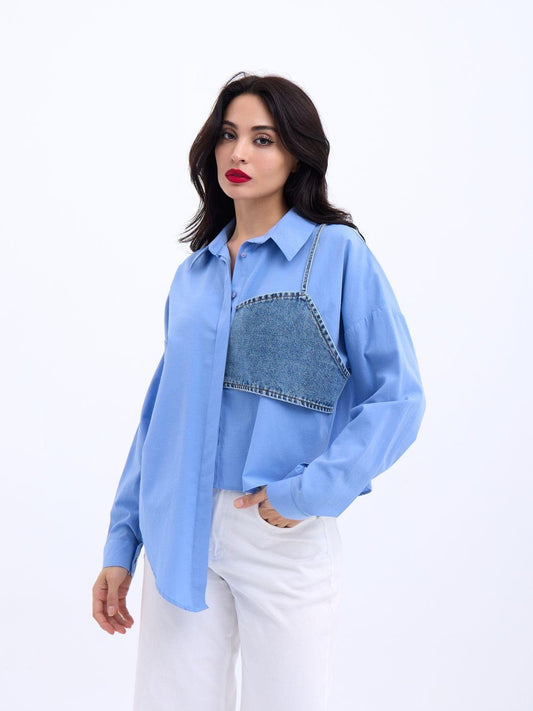 5419 GÖMLEK-KOYU MAVİ