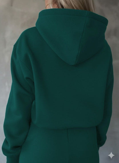 Kadın Uzun Kollu Nope Baskılı Beli Ribanalı Ikili Takım