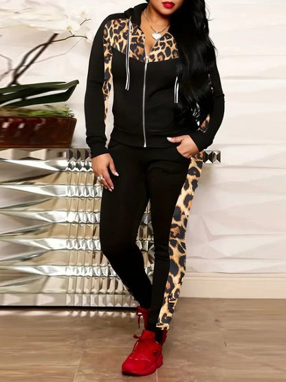 Kadın Uzun Kollu önden Fermuarlı Bağcıklı Viskon Iki Iplik Bluz Ve Pantolon Ikili Takım