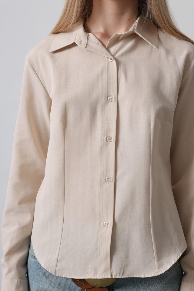 Basic Gömlek - Taş