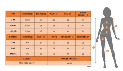 Kadın Uzun Kollu Açık Yakalı çift Renkli Kemerli Ithal Krep Ikili Takım