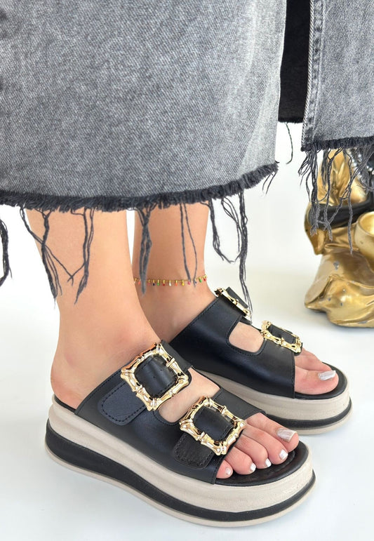 Jalli Siyah Cilt Terlik